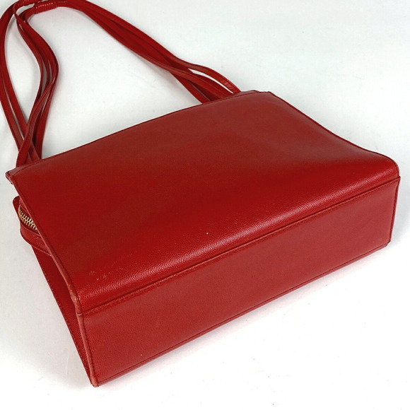 Chanel Cocomark Tote Bag Shoulder Caviar Skin Red - Picture 2 of 8